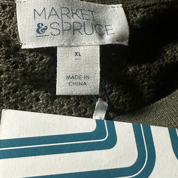 NWT Market & Spruce Colorblock Lightweight Pullover Sweater size LARGE - Picture 13 of 13